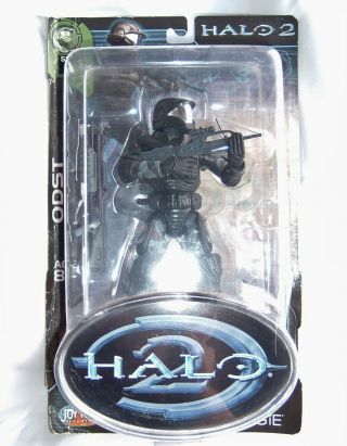 Rare Halo 2 - Series 4 - Odst With Magnum,  Battle Rifle & Shotgun - Joyride