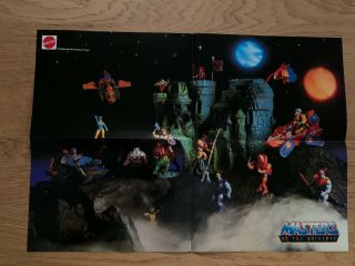 He - Man Masters Of The Universe Uk Poster Mattel Motu 16 " X 12 " Heman