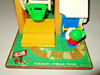 Vintage 1966 Fisher Price Music Box Ferris Wheel 969 comes with 2 figures 2