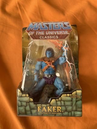 Masters Of The Universe Motu He - Man Classics Faker Figure Mattel Nip Mip