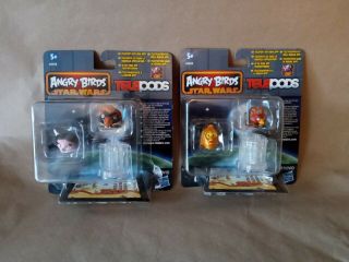 2 X Angry Birds Star Wars Telepods Double Packs