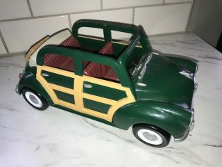 Vintage Epoch Calico Critters Sylvanian Family Green Woody Car
