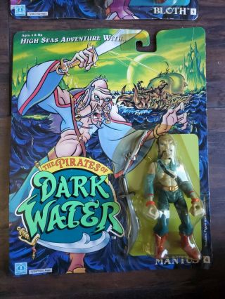 Pirates of Dark Water Hasbro 1990 action figures set of 4 bloth zoolie mantus 2