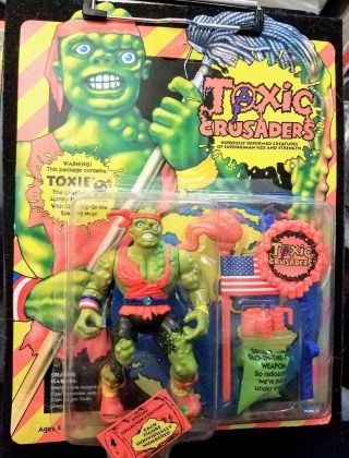 Toxic Crusaders Toxie Playmates 1991 Figure Troma