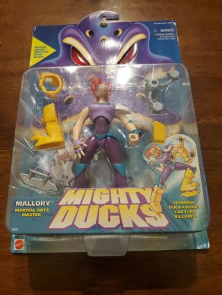 1996 Mattel Mighty Ducks Mallory Martial Arts Master Action Figure