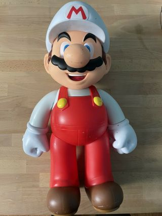 2014 Nintendo Fire Power Mario 20 " Inch Jakks Pacific Figure