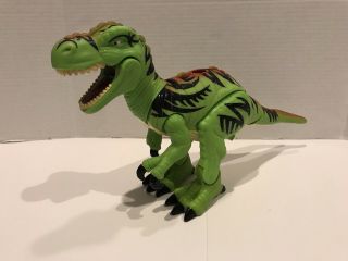 2004 Fisher Price Imaginext Razor The T - Rex 12” Dinosaur Electronic Toy - Green