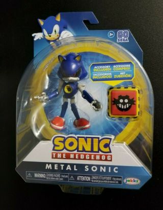 Metal Sonic The Hedgehog [4 " Articulated Action Figure Jakks Pacific] Sega