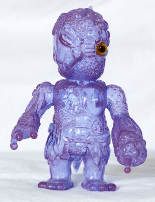 Real Head Mutant Chaos Purple Iridecent Sofubi Kid Robot Secret Base Gargamel