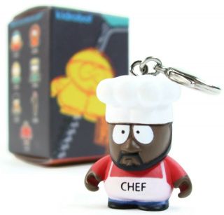 Kidrobot South Park Zipper Pull Series 1 Chef Keychain Vinyl Figure
