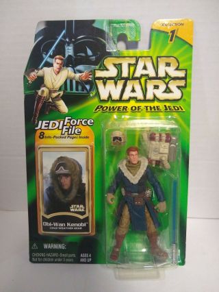 Star Wars Obi - Wan Kenobi Cold Weather Gear Power Of The Jedi Force File 2000