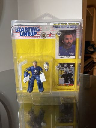 1993 Starting Lineup Grant Fuhr Buffalo Sabres Hockey Nhl Kenner Action Figure