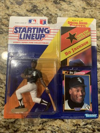 ⚾️ 1992 Starting Lineup - Slu - Mlb - Bo Jackson - White Sox (bat In Hand)