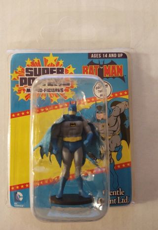 Batman - 2016 Sdcc Exclusive Dc Powers Micro Figure By Gentle Giant