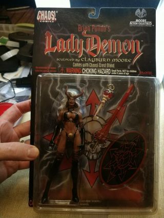 Lady Death: Lady Demon - Action Figure Sculpted By Clayburn Moore