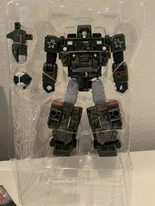 Transformers Wfc Siege Hound - In - Box But Incomplete (missing Gun)
