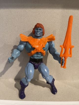 Vintage 1981 Masters Of The Universe/motu Faker Figure W/ Sword & Chest Complete