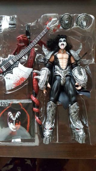 Kiss Gene Simmons 7 " Tall Ultra - Action Figure From Mcfarlane Toys (1997)