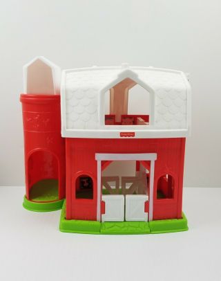 Fisher Price Little People Animal Friends Farm Barn W/sound No Characters
