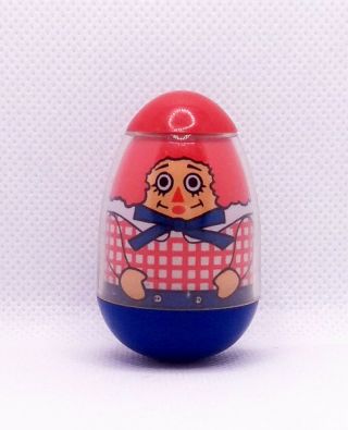 Vintage Hasbro Weebles Weeble Wobble People Raggedy Andy Figure Of Raggedy Ann