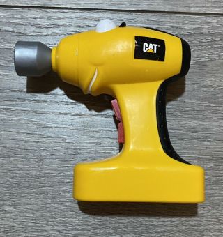 Toy State Caterpillar CAT Buildin ' Crew Motorized Hand Drill Great Shape 3