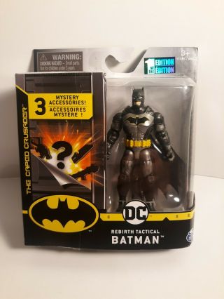 Dc Spin Master 4 " Rebirth Tactical Batman Action Figure 1st Edition
