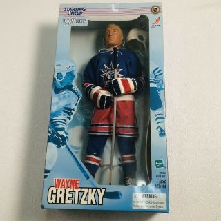 1999 Nhl Starting Lineup 12 " Action Figure Wayne Gretzky York Rangers