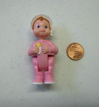 Fisher Price Loving Family Dream Dollhouse Baby Girl Infant Doll In Sleeper Pj 