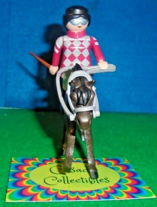 Playmobil Riding Stables 2011 5112 Horse & Jockey 3 Accessories Incomplete Set
