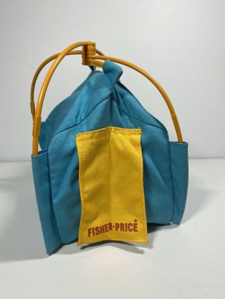 Fisher Price Adventure People Blue Tent Vintage 1970s