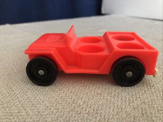Unique 1974 Vintage Fisher Price Little People 4 Seat Jeep Exclusive To Set 990