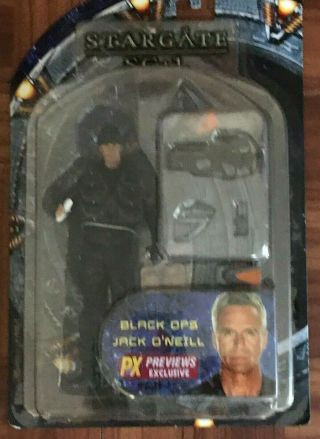Stargate Sg - 1 Black Ops Jack O’neill Px Previews Exclusive Diamond Select Toys