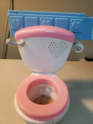 Fisher Price Little Mommy Gotta Go Potty W Poop Sink & Toilet Sounds 3