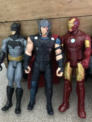 Marvel/Spiderman /Batman/Thor/Captain America Superhero Figure Bundle 2
