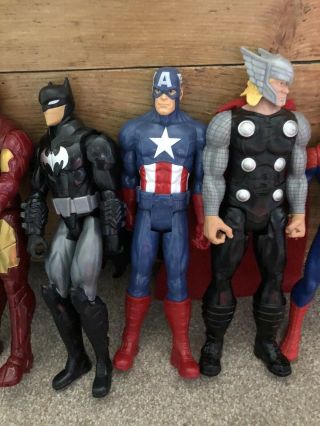 Marvel/Spiderman /Batman/Thor/Captain America Superhero Figure Bundle 3