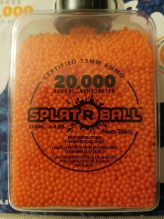 Splat R Ball Water Bead Blaster 20k Refill Pack Ammo Splatrball 2 - pack 2