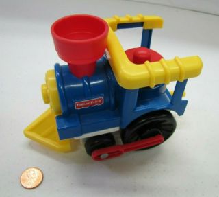 Fisher Price Little People Vintage Circus Zoo Train Engine Piece 2373 1991 Vtg.