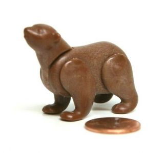 Playmobil Miniature Forest Animal Brown Baby Bear Cub 3830 5557