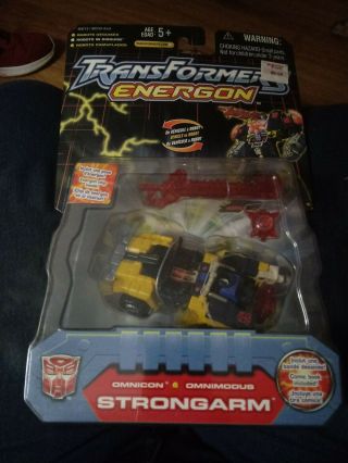 Transformers Energon Strongarm Action Figure Toy 2003 Hasbro