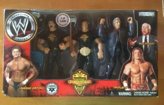 Wwe Wrestling Action Figures " Evolution " Randy Orton,  Ric Flair,  And Triple H