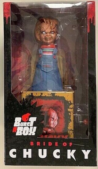 Mezco Scarred Chucky Burst A Box Bride Of Chucky 14 "