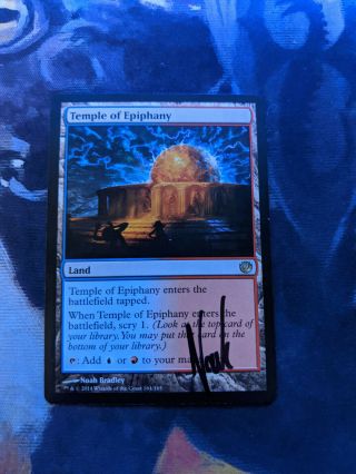 Mtg Temple Of Epiphany Artist Proof Signed - Journey Into Nyx