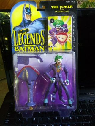 1994 Kenner Dc Comics Legends Of Batman The Joker With Snapping Jaw Rare Gift