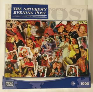 Saturday Evening Post Norman Rockwell 1000 Piece Puzzle