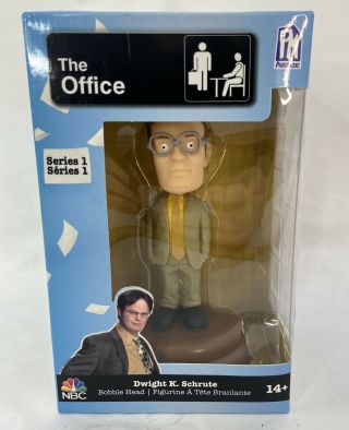 Dwight K Schrute Blonde Hair Bobblehead Authentic Nbc The Office Figure