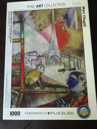 Eurographics Marc Chagall Paris Through The Window Puzzle (1000 Piece) 6000 - 0853