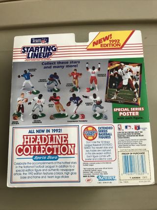 Dallas Cowboys Troy Aikman STARTING LINEUP Figure 1992 IN PACKAGE VINTAGE 2