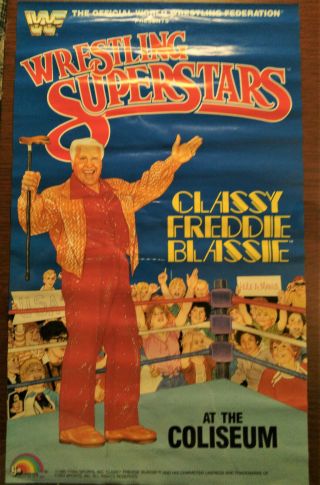 Vintage 1985 WWF Wrestling Superstars Posters George Steele Freddie Blassie 3