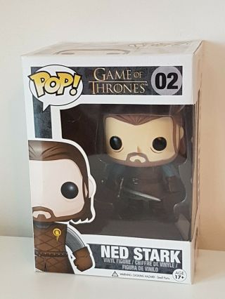 Funko Pop Game Of Thrones 02 Ned Stark With Pop Protector
