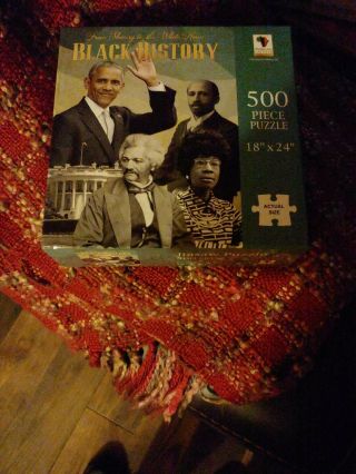 From Slavery To The White House Black History 500 Piece Puzzle 18 X24